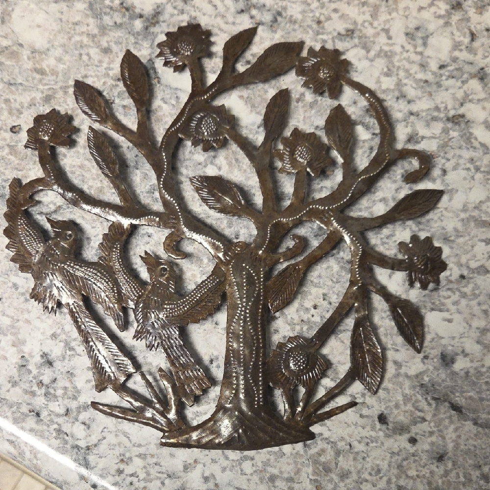 Handmade Tree of Life Metal Wall Art